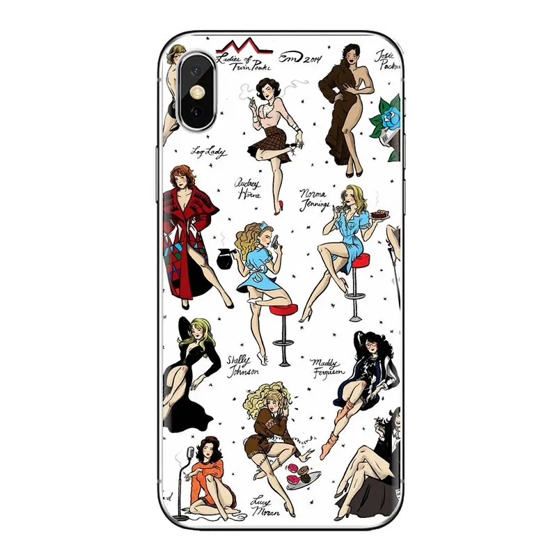 For Samsung Galaxy S3 S4 S5 Mini S6 S7 Edge S8 S9 S10 Plus Note 3 4 5 8 9 Welcome To Twin Peaks Soft Transparent Shell Covers |