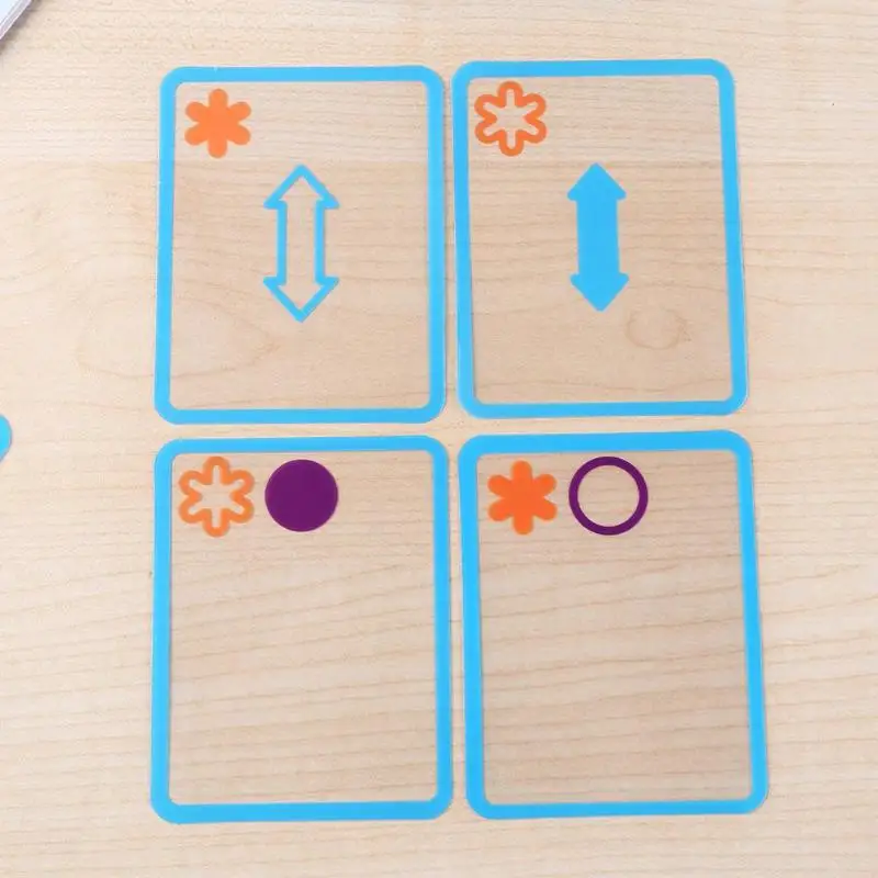 Перекрещивающиеся карты отличные ABS пластик длительная прочная игра игрушка Swish