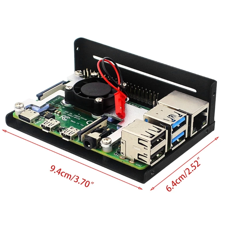 

3.5 Inch Display Touch Screen Met Metalen Beschermhoes HDMI with Lightweight Aluminium Shell for Raspberry Pi 4B