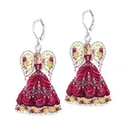 Модные и элегантные сказочные серьги, Женские аксессуары, серьги с 3D мультяшными персонажами, подарок на Рождество, Хэллоуин, годовщину