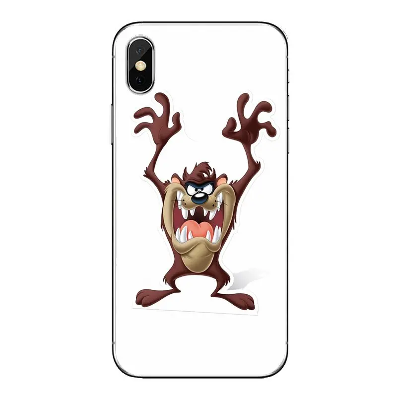 For iPhone XS Max XR X 4 4S 5 5S 5C SE 6 6S 7 8 Plus Samsung Galaxy J1 J3 J5 J7 A3 A5 TPU Silicone Case cute Tasmanian Devil taz |
