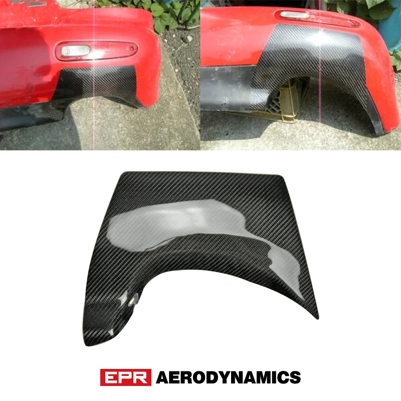 Автомобильный Стайлинг для Mazda RX7 FD3S углеродное волокно задний бампер выхлопной