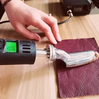 small iron digital display adjustable mini iron for leather shoes smoothing sofa repair doll clothes ironing logo heat transfer