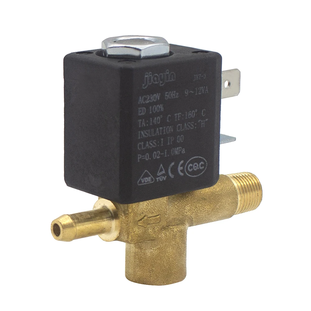 Электромагнитный клапан Jiayin с внешней резьбой JYZ-3 в перем. Тока 2/3 ходовой G1/8 &quot