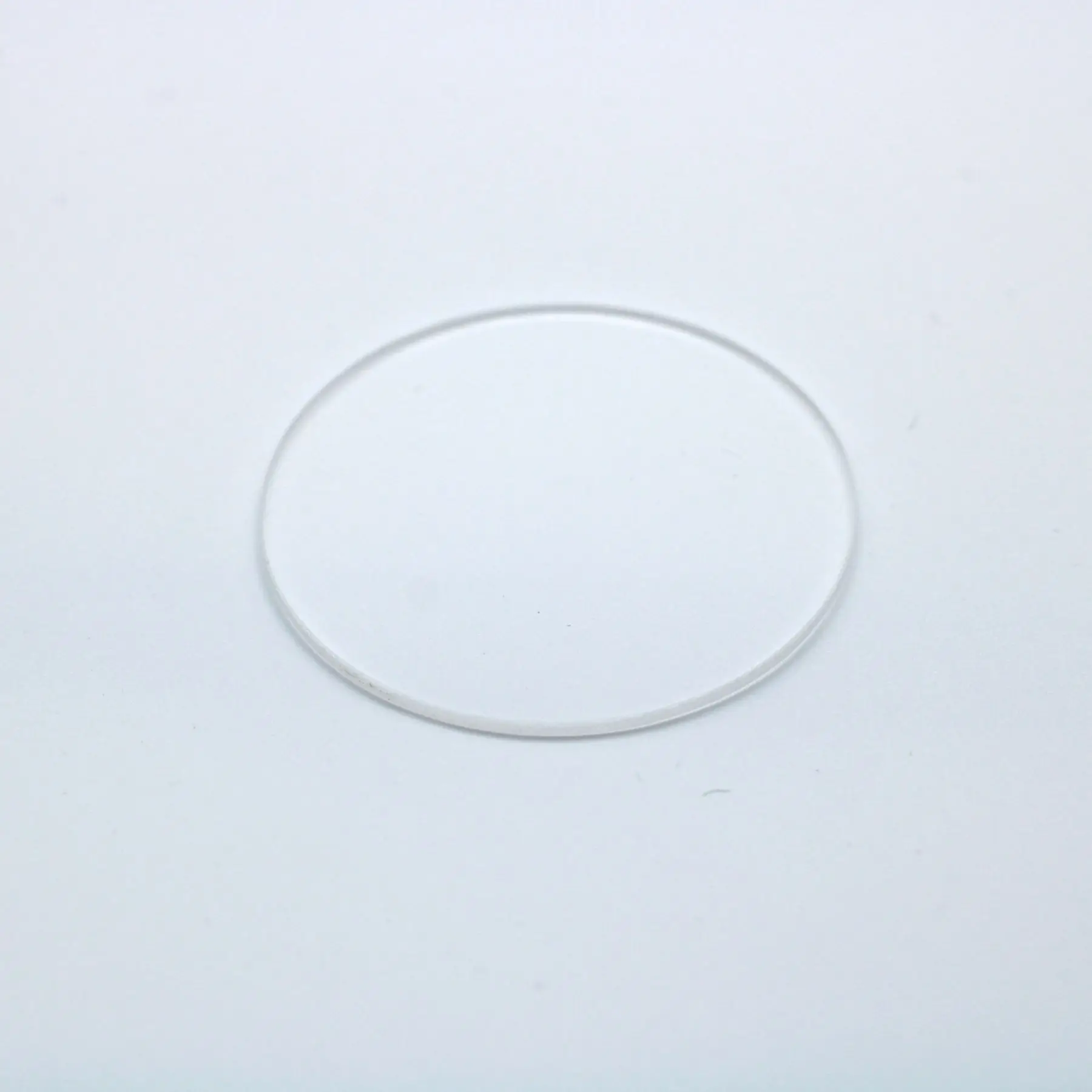 

clear round fused quartz glass plate JGS2 uv transparent custom size for flashlight electric torch window