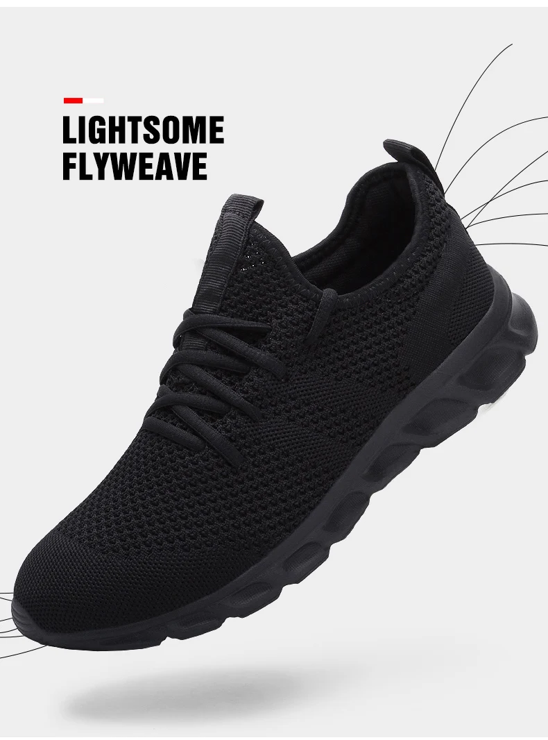 Xiaomi светильник кроссовки Flyknit Дышащие Беговые кроссовки на шнуровке для мужчин кроссовки против запаха мужская повседневная обувь Прямая поставка