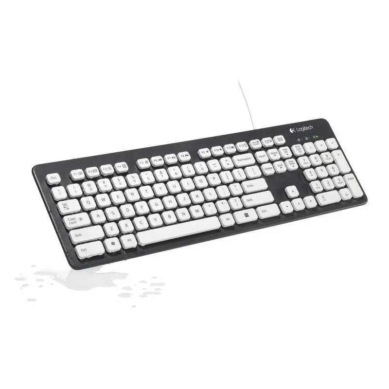 Logitech K310 моющаяся Водонепроницаемая проводная USB черная игровая клавиатура для ПК