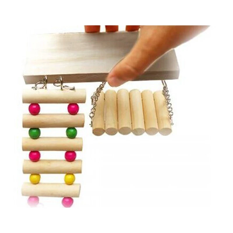 Гибкая практичная подвесная лестница качели мост птица попугай хомяк крысиная