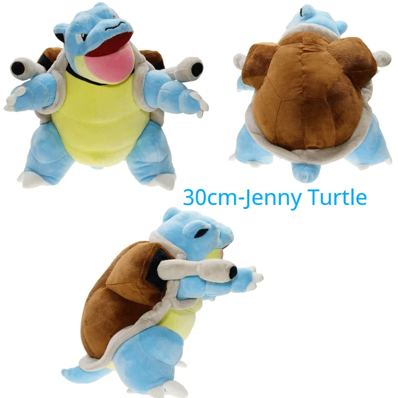 

Pokemon 30CM Squirtle Plush Stuffed Animal Blastoise Jenny Turtle Wartortle Turtle Evolution Plush Doll for Children Gift Toys