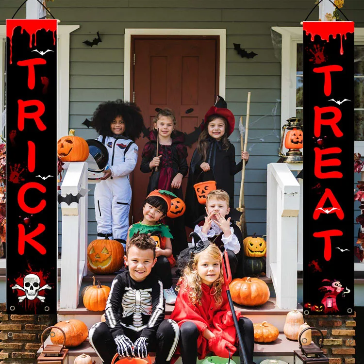 

Halloween Banner Halloween Decoration Halloween Hanging Flag Couplet Home House Number Banner Party Halloween Party Supplies