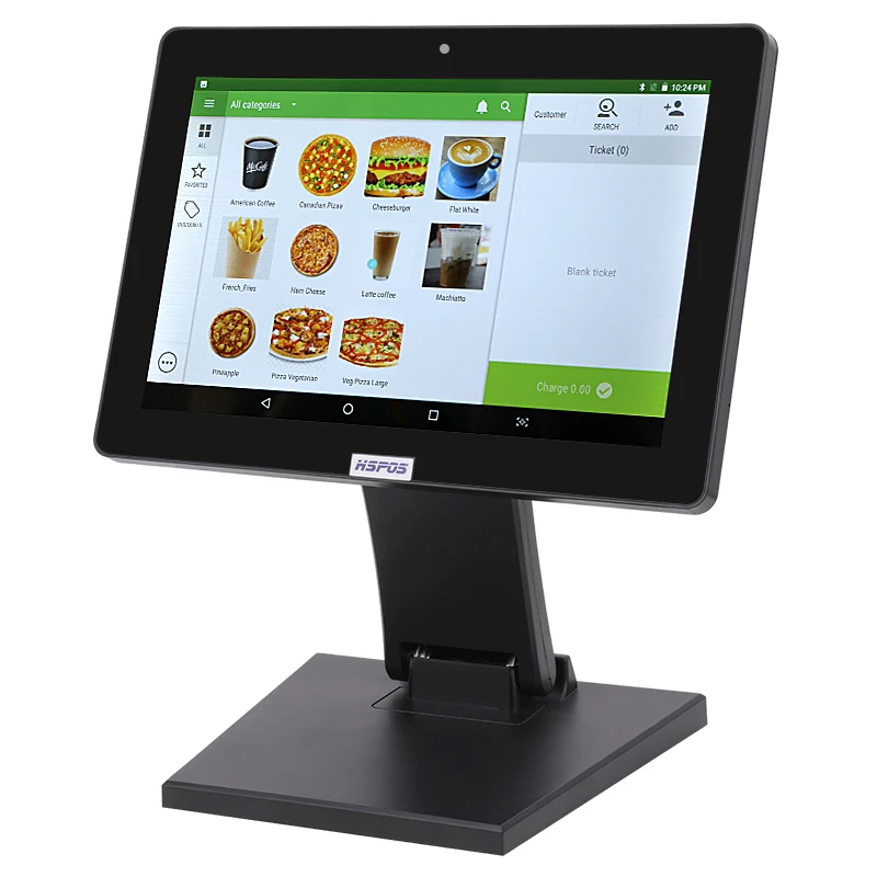 12 дюймовая Бесплатная Android pos система Tabel PC Встроенный динамик с 200 Вт камерой HS T121