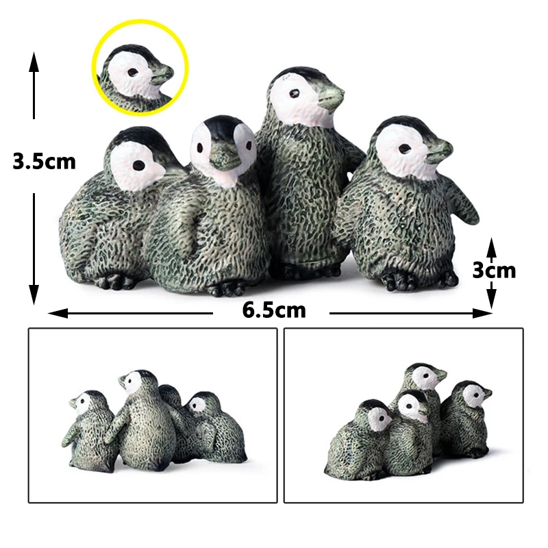 Лидер продаж имитация арктических элементов пингвинов медведя Снежная сова волк