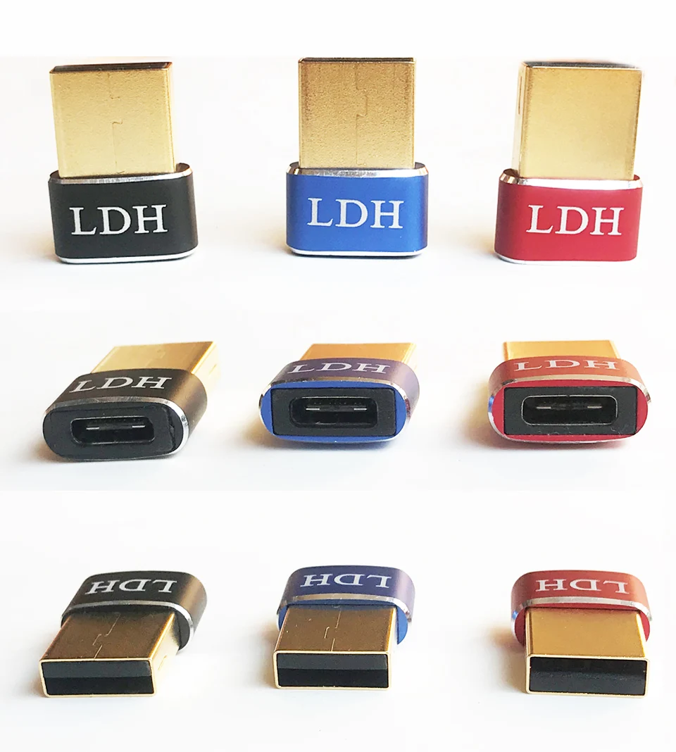 LDH USB-C type-C Женский к USB 3,0 type-A Мужской USB с золотым покрытием Тип C 3,1 Разъем конвертер PD адаптер для iPhone 11 pro max