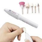 Набор электрических пилок для ногтей, 5 насадок, для маникюра и педикюра