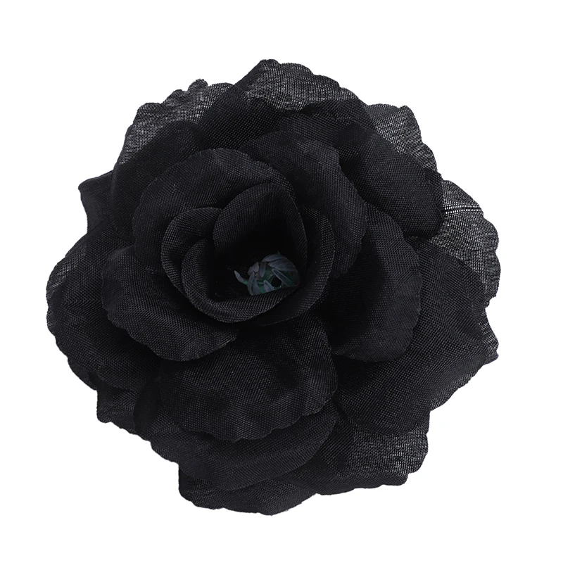 

20 Pcs Black Rose Artificial Silk Flower Party Wedding House Office Garden Decor DIY