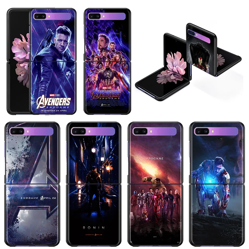 

Case For Samsung Z Flip3 5G z flip 3 Balck Case Hard PC Folding Ultra Thin Fantastic Four Rise Of The Silver Surfer Human_yyth