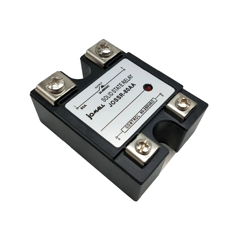 SSR-60AA/80AA/100AA/120AA AC управление SSR Однофазное твердотельное реле AC