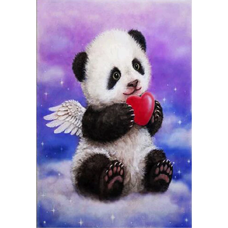 

Diamond Painting Animal Little Panda Art Picture Mosaic Rhinestone Diamond Painting Embroidery Home Painting