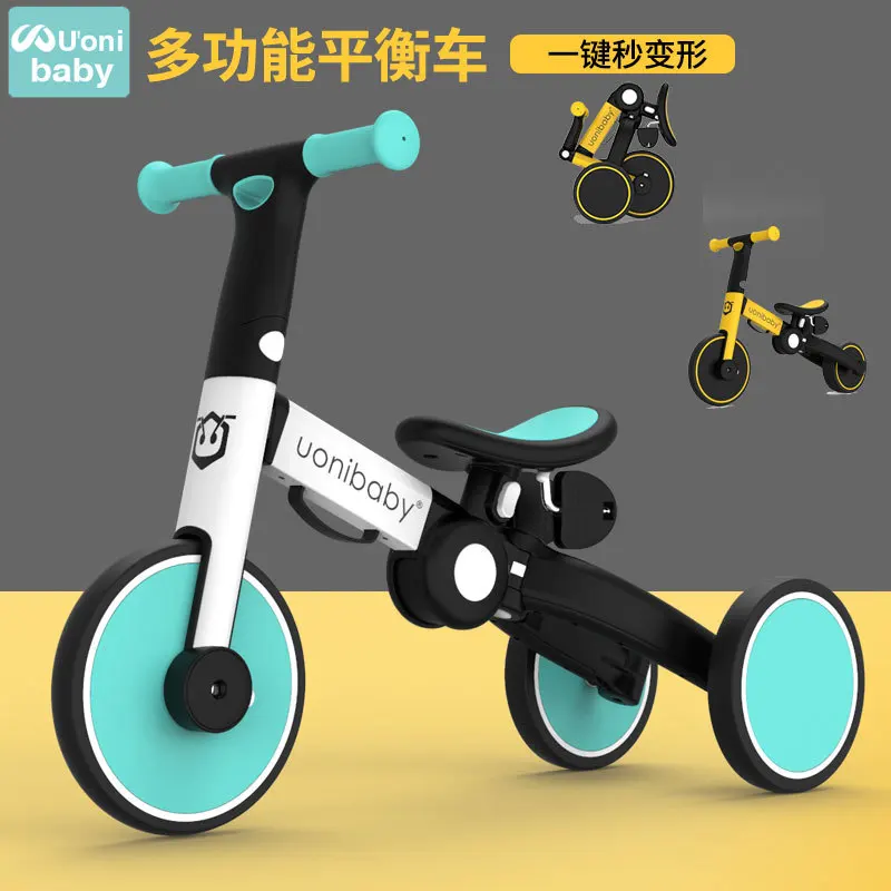 

Balance Bike Children's Sliding Three-wheeled Bicycle 1-3 Years Old Baby Without Pedals Sliding 2-in-1 Triciclo Bebe Kids Trike