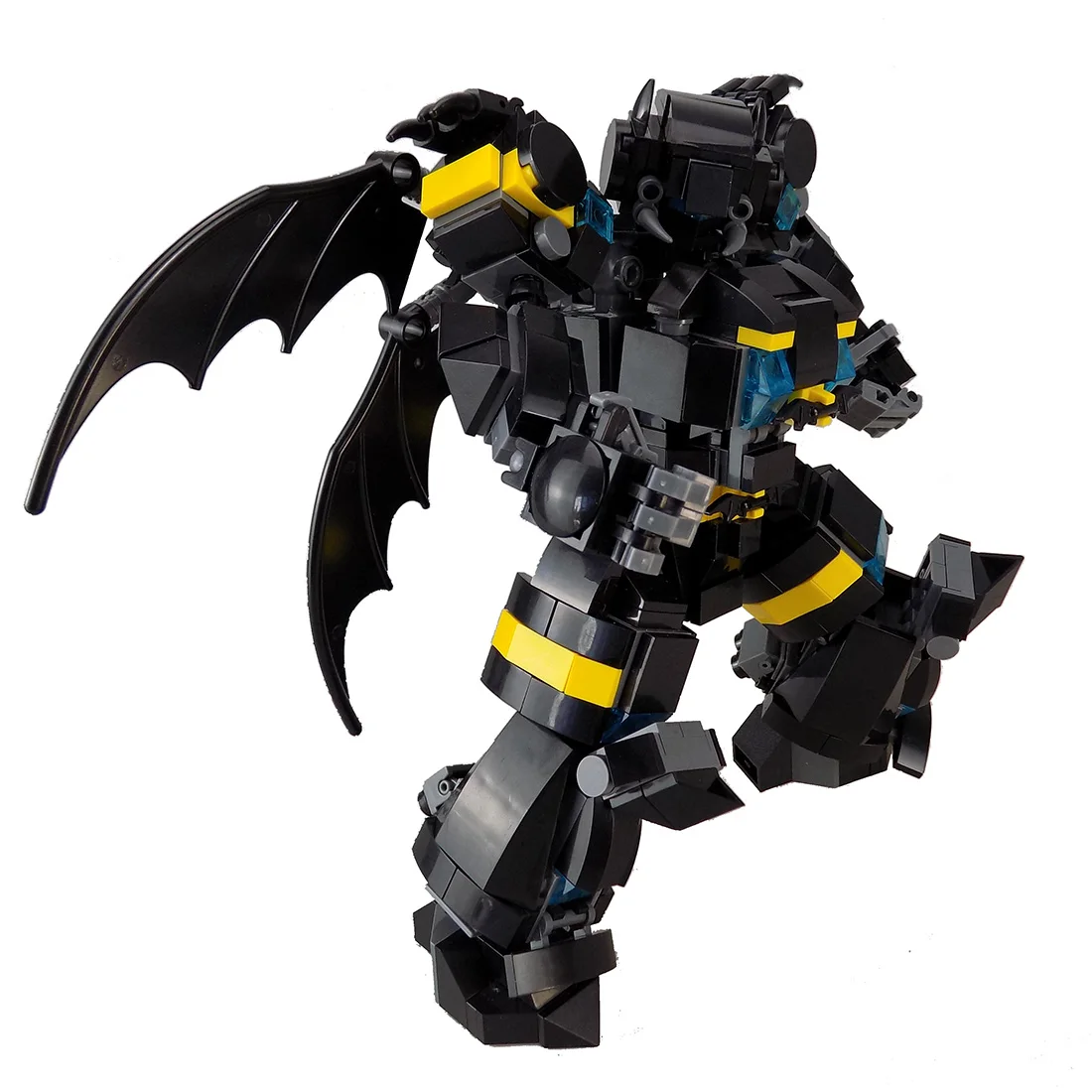 

Modiker 560Pcs STEM MOC Walking Mecha Model Small Particle Building Blocks Educational Toy Set - Black