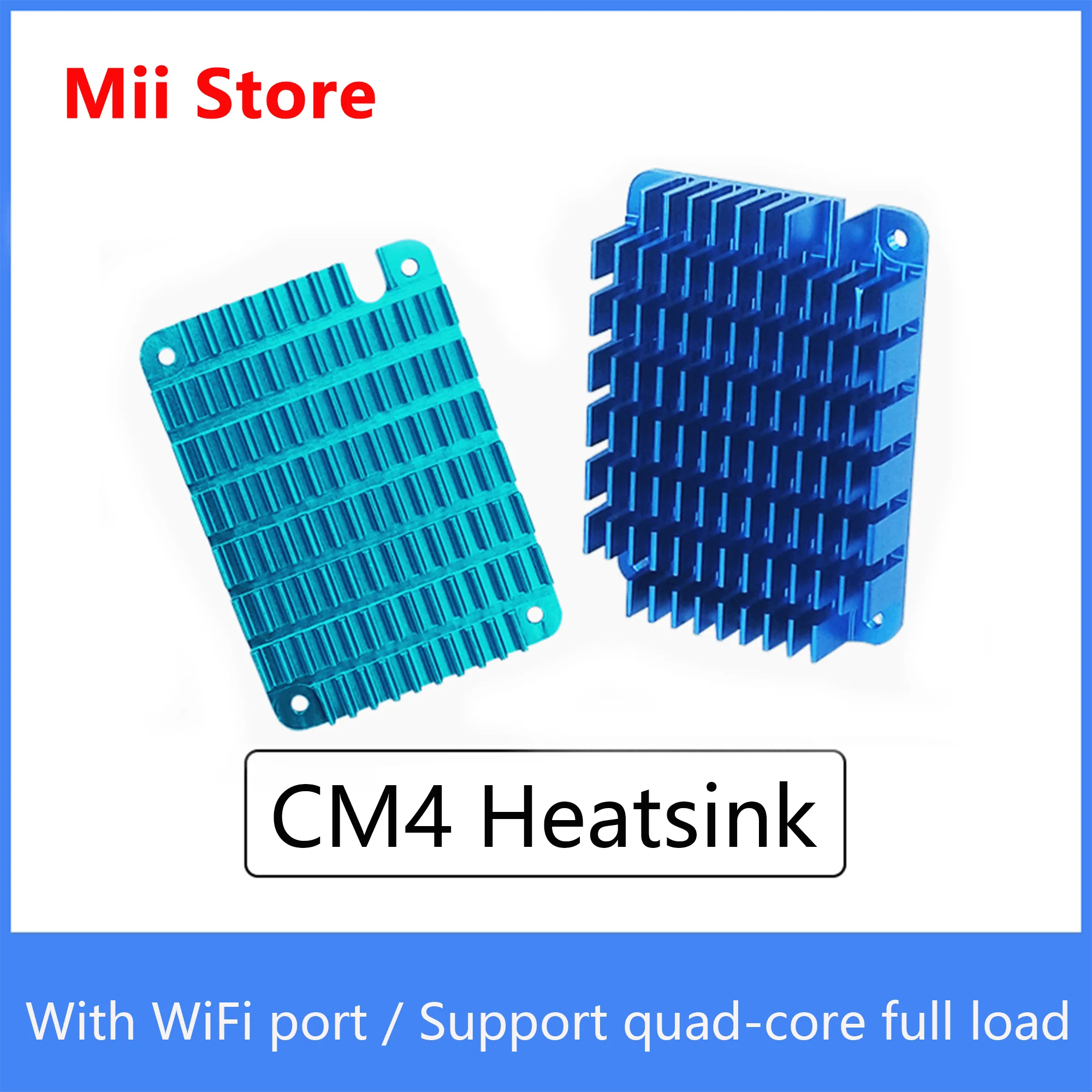 Компьютерный модуль Raspberry pi 4 кулер с радиатором CM4 и отверстием для Wi-Fi