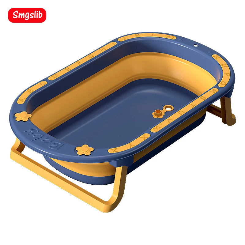 

Foldable Baby Take a bath Bathtub Non-Slip Foot Bath Bucket Folding Portable Pet Dog Cat Bathtub Bathroom Laundry Basket