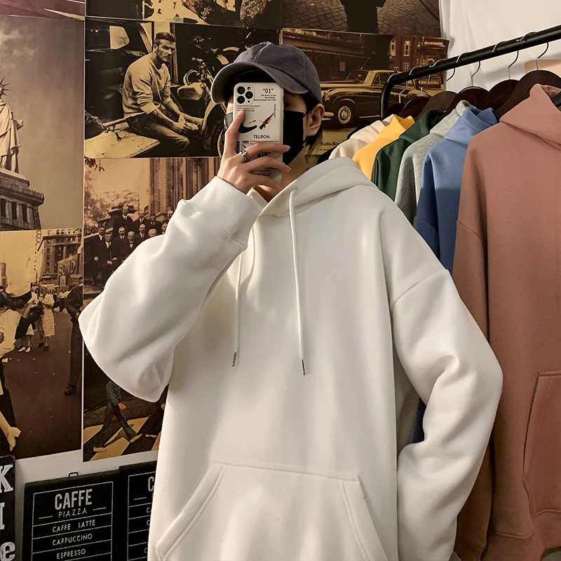 

2021 new Harajuku Korean hoodie sweatshirt long sleeve pullover Gothic plus sizing oversized hoodie Sweatshirts vintage