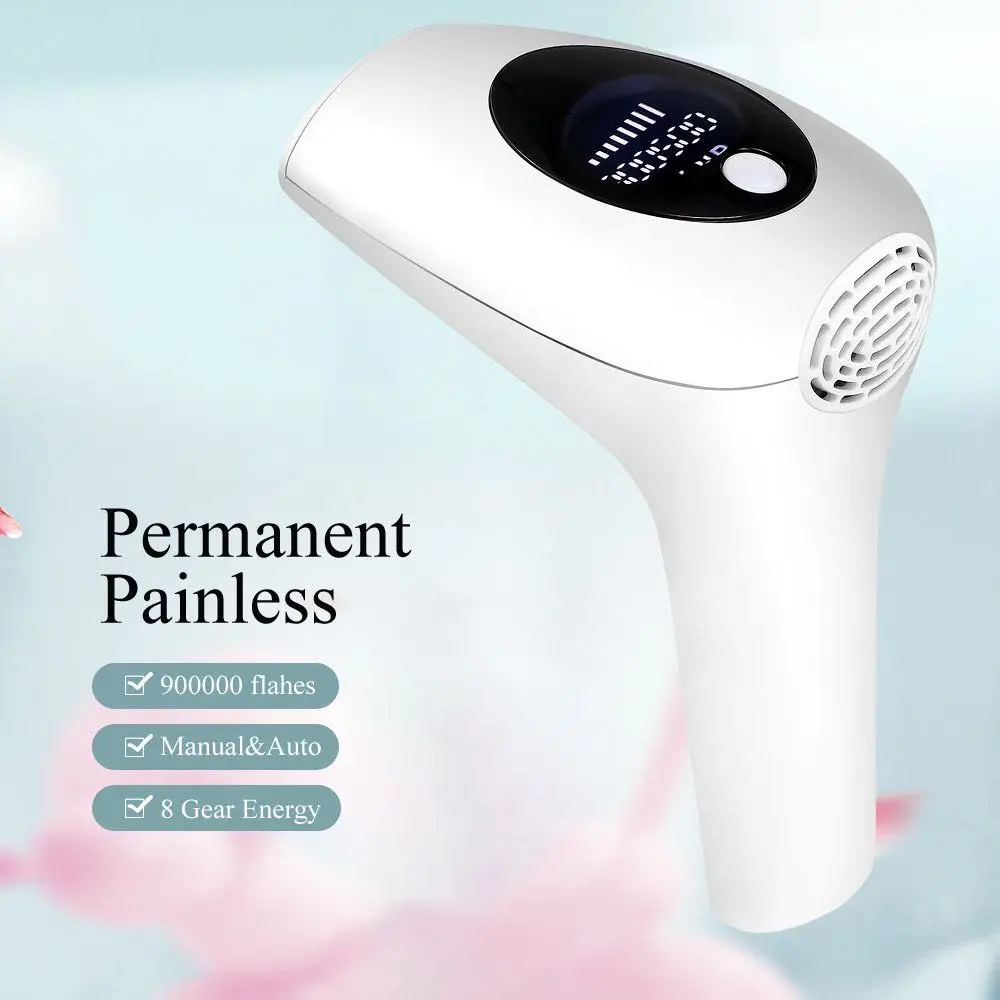 Permanent Laser 900000 Flashes Epilator Painless Arms Face Body Privacy IPL Photoelectric Hair Removal For Female Device