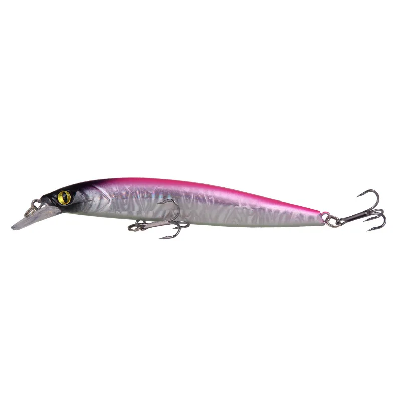 

Hot Lure Floating Minnow Bait Short Tongue Board Bionic Fake Lure Luminous Artificial Bait Fishing Gear with Ringing Beads