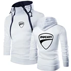 Куртка Ducati мужская с капюшоном, повседневный свитшот на молнии, спортивный костюм, модная одежда, Удобная верхняя одежда, весна 2021