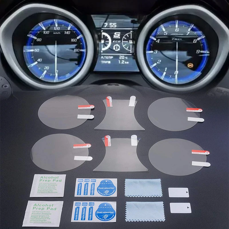 

For Yamaha Tmax 530 DX SX 2017 2018 Motorcycle Speedometer Cluster Scratch Cluster Screen Protection Film Protector