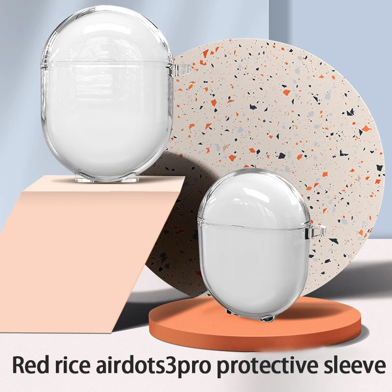 

Transparent TPU Soft Shell For Redmi Airdots 3 Pro Noise Reduction Wireless Bluetooth-compatible Headset Protective Case