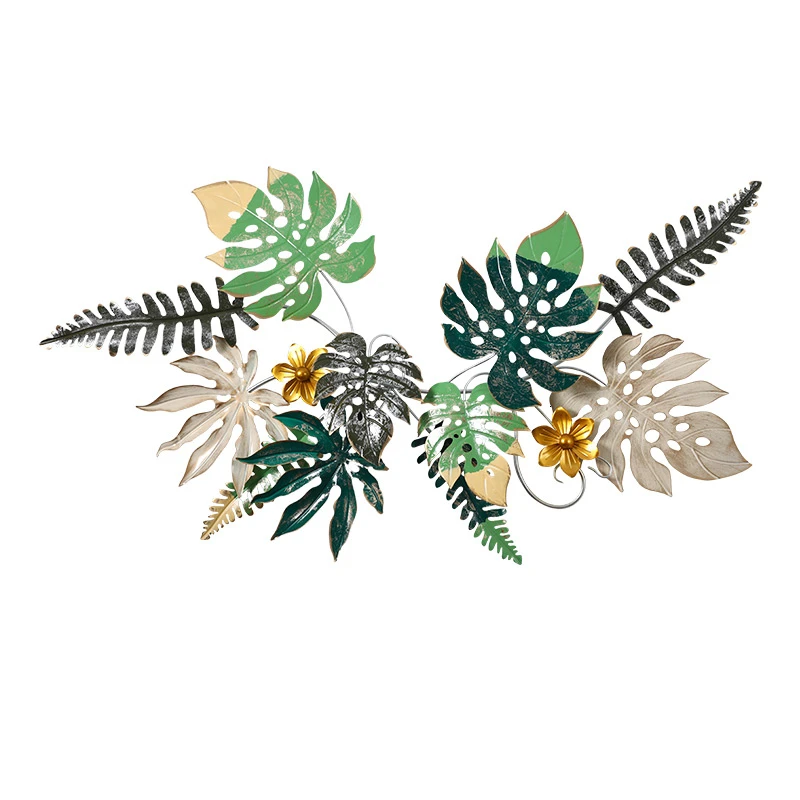 Скандинавская железная художественная стена декоративная имитация зеленой