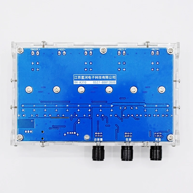 XH-A310 Bluetooth 5,0 TPA3116D2 цифровой усилитель мощности 4 канала 50Wx2+ 100Wx2 двойной бас сабвуфер усилитель модуль