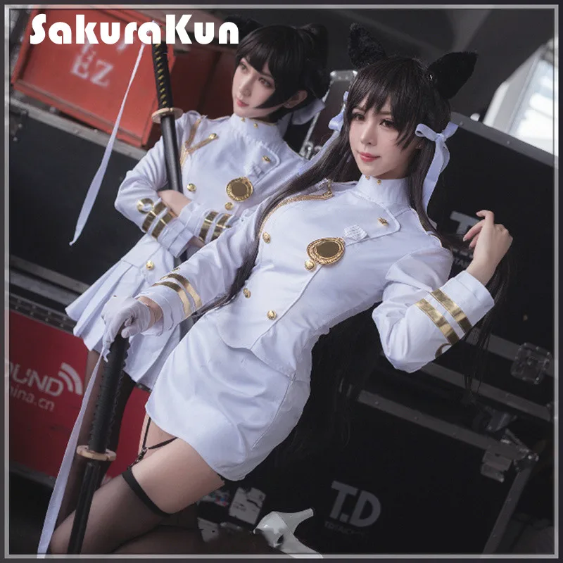 

Azur Lane IJN Atago Cosplay Costume Heavy Cruiser Sakura Empire Cos Suit