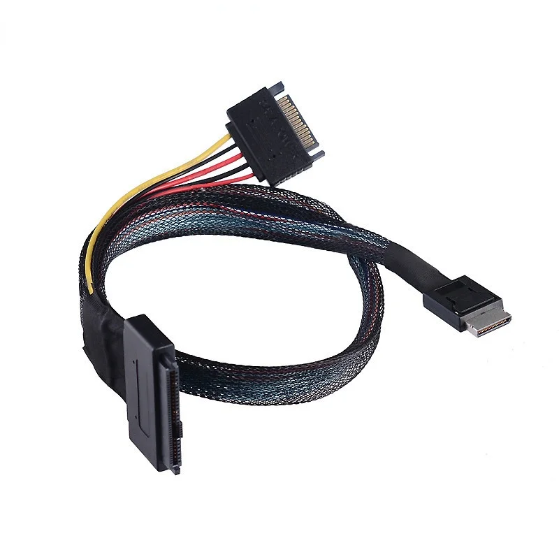 

Sff8611 38p To U.2 SAS Sff-8639 + 15p SATA Power Supply