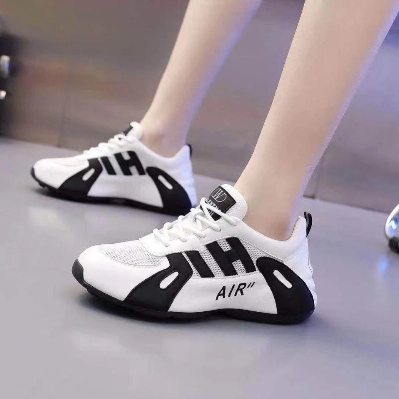 

2021 Autumn New Fashion and Comfortable All-match Women's Shoes Casual Daddy Shoes Women's Dancing Travel Sports White Shoes