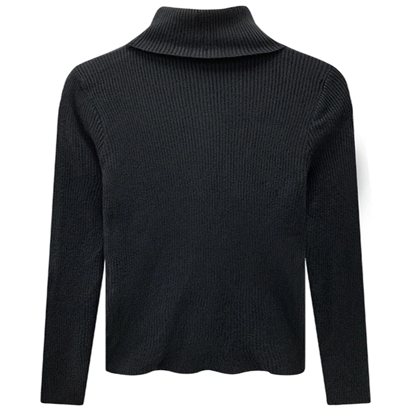 

2021 New Early Autumn Turtleneck Sweater Bottoming Shirt Women's Autumn And Winter Self-cultivation All-match Cedar Thin Section