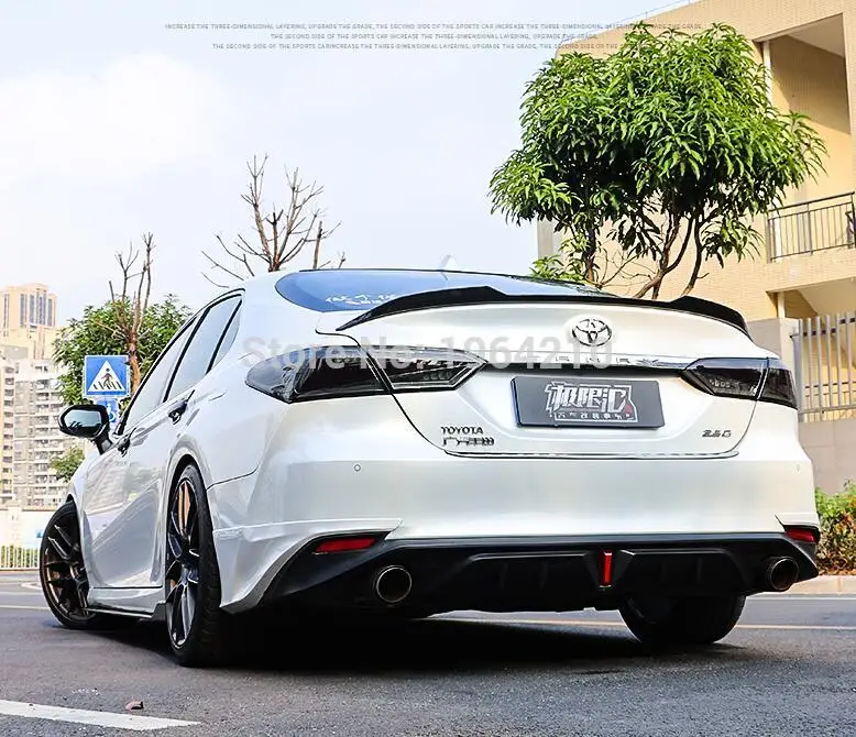 Автомобильный Стайлинг АБС пластик неокрашенный Праймер цветной задний спойлер