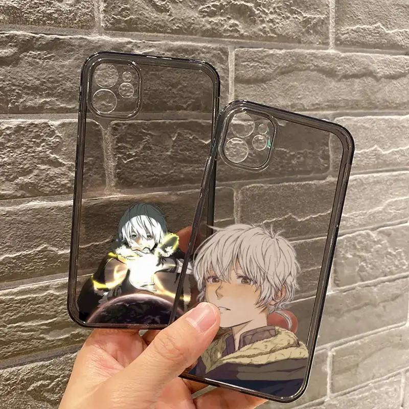 

To Your Eternity japanese anime Phone Case For iPhone 12 11 8 7 se 2020 mini pro X XS XR MAX Plus Black Transparent Cover