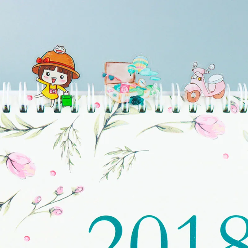 6 шт./упак. Kawaii мир туристические наклейки дневник Стикеры украшение для альбома