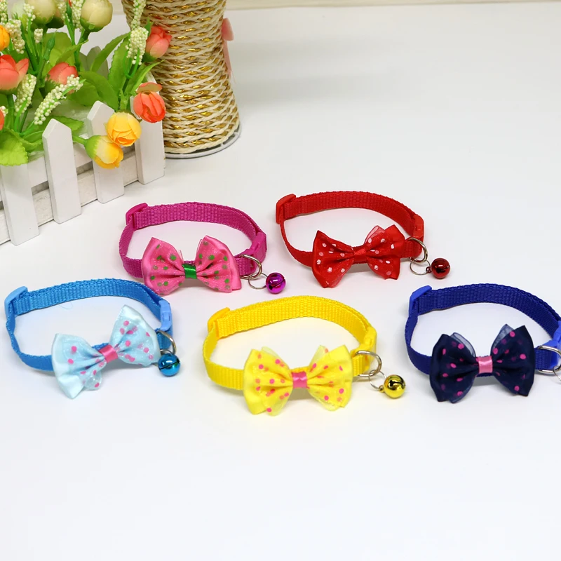 1 шт 8 Цвета маленькая собака ожерелье с кошкой милой ошейник регулируемая