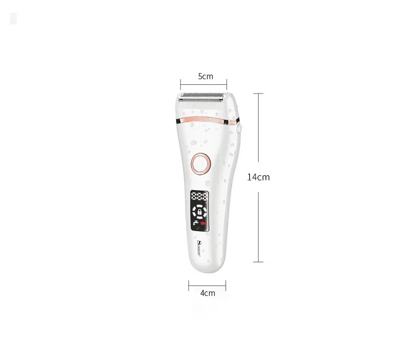

New New Electric Epilator Wet Dry Shaving LCD Display Painless Lady Shaver Body Hair Remover Leg Underarm and Bikini Slimme