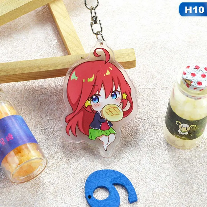 Gotoubun no Hanayome Nakano Ichika Nino Miku Yotsuba Itsuki брелок акриловая фигурка брелок-подвеска Подвески Подарки