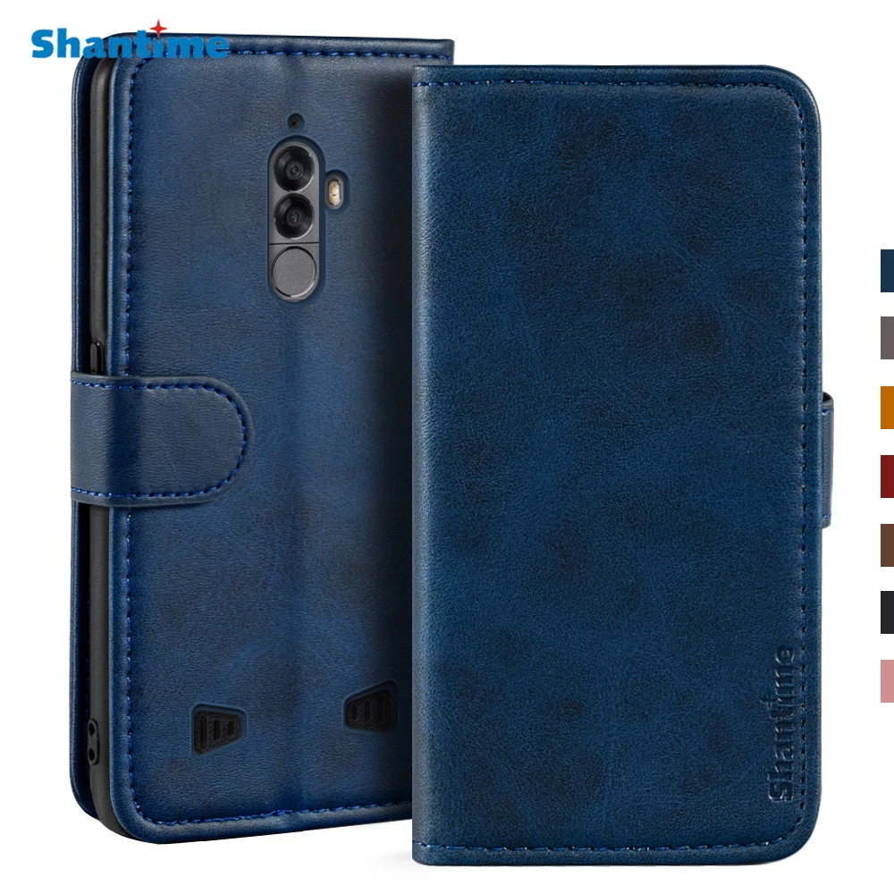 Чехол Для Doogee S55 Lite чехол Магнитный кошелек кожаный подставка для телефона