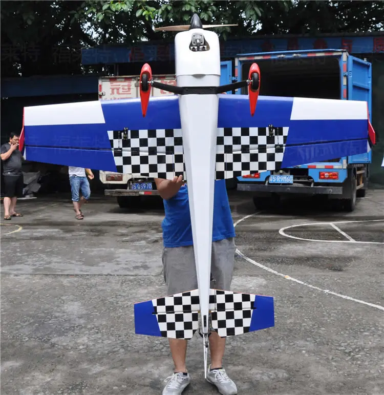 Модель полета новый дизайн Slick 64 &quot20CC фиксированное крыло RC радиоуправляемая