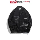 Куртка LAPPSTER мужская с надписью, уличная одежда в стиле Харадзюку, дизайнерский японский пиджак с графическим принтом, в винтажном Корейском стиле, Y2k, 2022