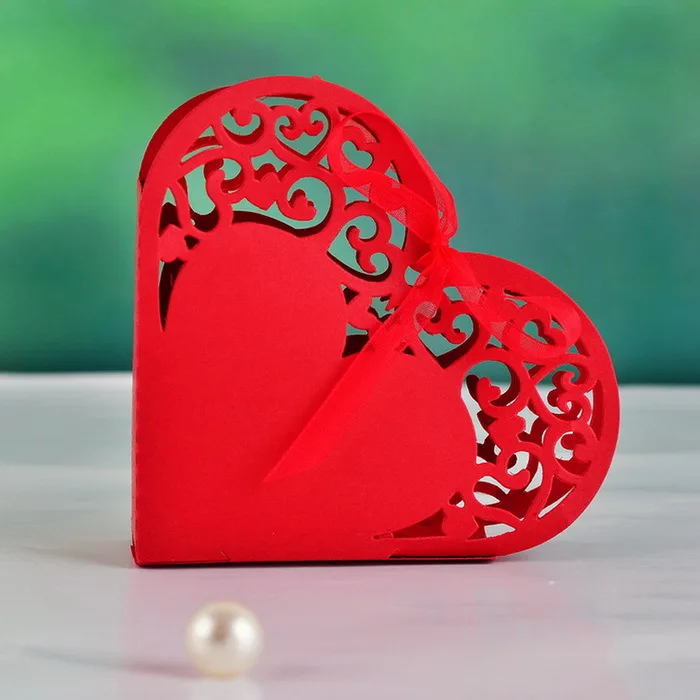 5 pcs heart box 3 Металлическая в форме сердца коробка конфет для подарка коробка для свадебного подарка Свадебные украшения Поставки Конфеты Жестяная упаковочная коробка сумки вечерние сувениры - Цвет: 5 pcs heart box 3