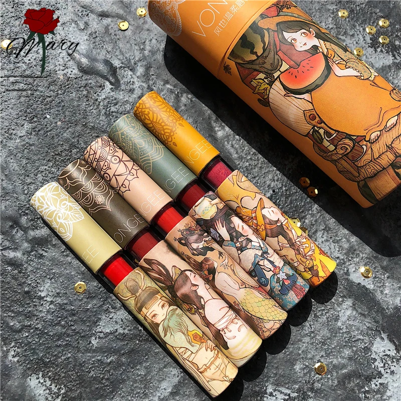 Экстракт розмарина 1 предмет лидер продаж Макияж для губ 5 цветов жидкая губная