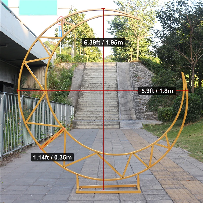 Луна Свадьба Арка вечерние НКА фон стенд металл железный архид Декор Цветы